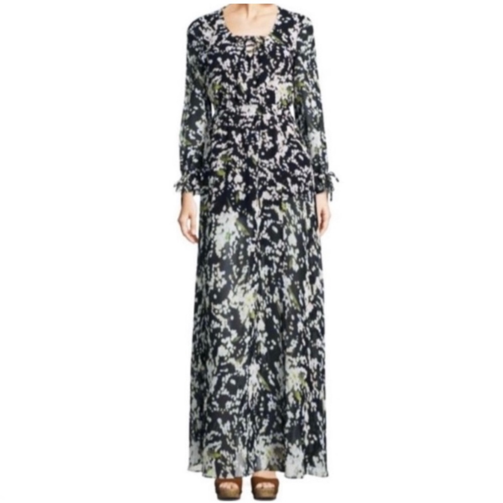 Belle & sky print maxi dress